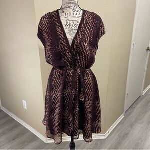 Converse Brown and Black Mini Dress